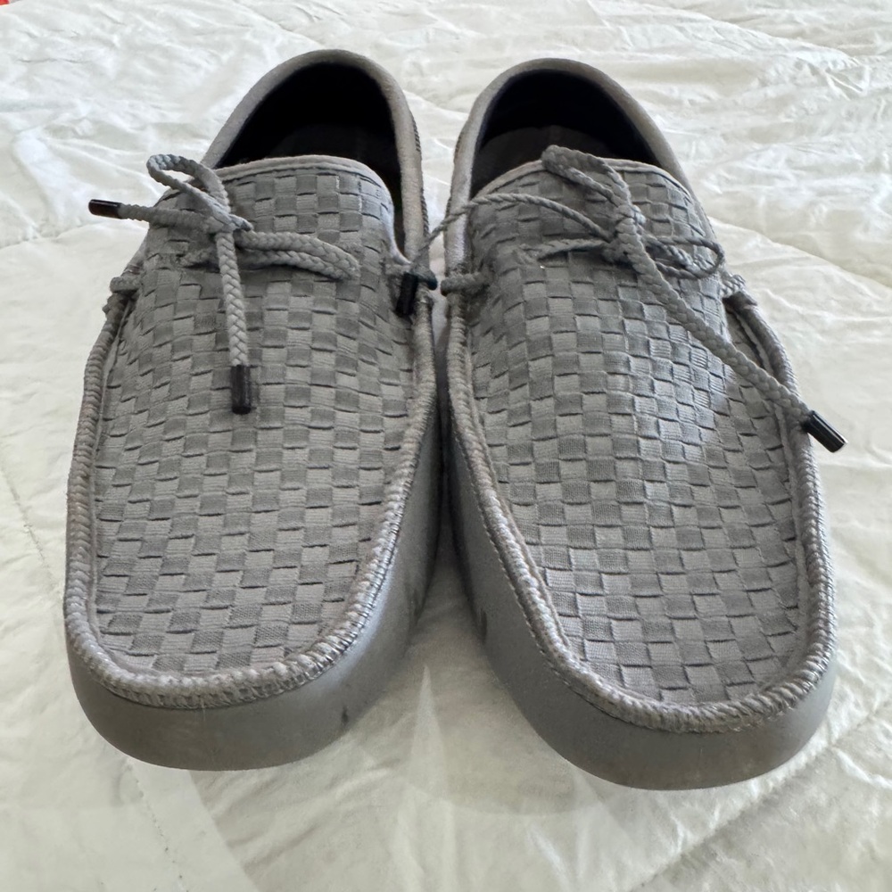 Swims Gray Woven Men's Slip-Ons